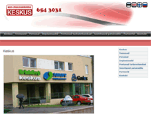 Tablet Screenshot of kirurgiakeskus.ee